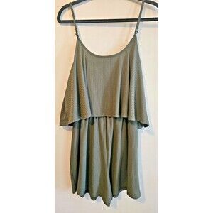 Women’s  Mini Shorts Romper Jumper green, XL, no name, vacation